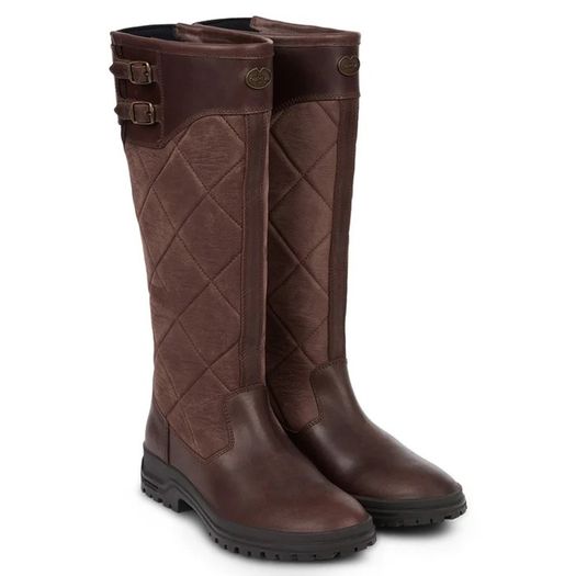 Le Chameau Leather Jameson quilted boots women