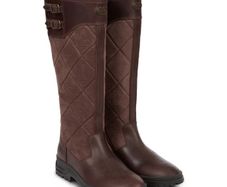 Le Chameau Leather Jameson quilted boots women