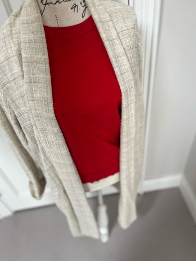 Zara Cream Long Coat