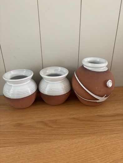 3 x pottery vase STEPHEN PEARCE - perfect