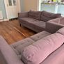 2 Seater and 3 seater grey sofas Image 2