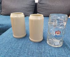 Original German 1 litre Beer Jugs - NEW & Never Used
