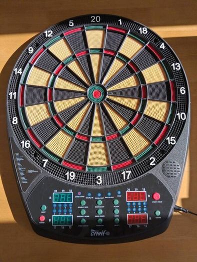 Crivit Electronic Dart Game With Darts & Instruction Manuel - RRP - 29.99