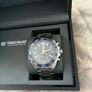 tag heuer formula 1 , 43mm blue dial chronograph watch Image 3