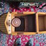 Vintage Wooden Rocking Boat Image 3