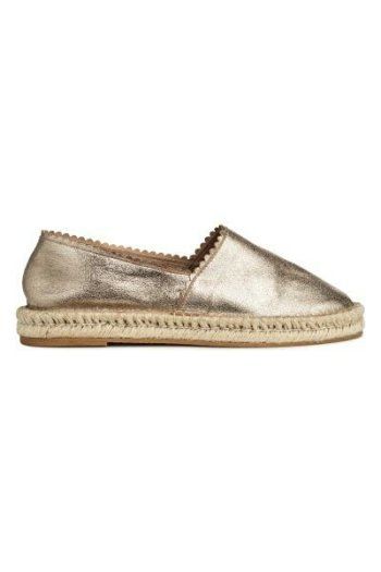 H&M Premium Quality Genuine Leather Espadrilles