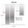Embroidery Sheer Curtains Flora Design Grommet Window Curtain Semi Voile Drapes Panels with Eyelets Window Treatments for Living Room Bedroom 2 Panels 55" W x 69" L Gold Image 3