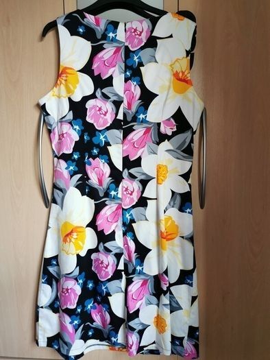 NEW - OLIMARA cotton floral print dress UK12