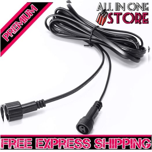9.8Ft Waterproof Extension Lead G40/S14 Outdoor String Lights, IP65 Water Resistance UK Plug Extension Cable for Outdoor String Light (FREE SHIPPING)