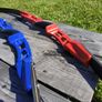 Archery Bow, 66" Recurve, ILF Limbs (20, 24, 30, 40 lbs), +3x carbon arrows Image 2