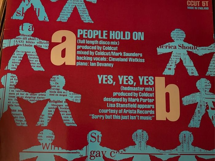 Coldcut ft Lisa Stansfield People Hold On Original 1989 UK 12 inch Acid House