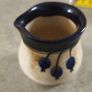 Vintage Cream & Navy J-H Pottery Milk/Cream Jug - 5 1/2 cm high Image 5