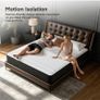 Extra Firm King Size Mattress 10 Inch, 7-Zone Hybrid Mattress with Memory Foam and Individually Pocket Spring, Features Motion Isolation & Back Pain Relief, Firm King Mattress 150x200x25cm Image 6