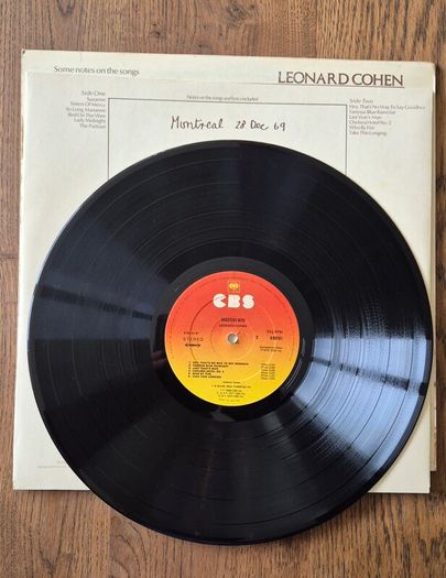 Leonard Cohen Greatest Hits Vinyl