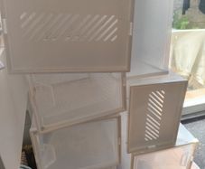 plastic shoe storage