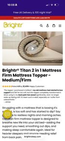 Superking mattress topper