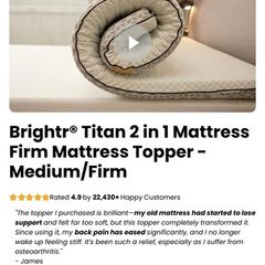 Superking mattress topper