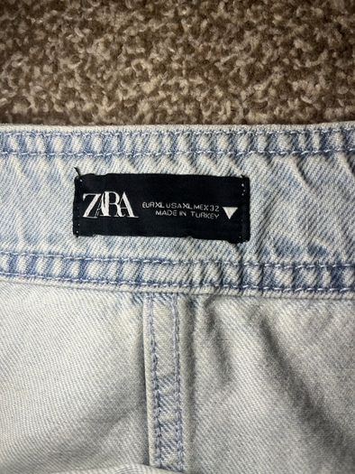 zara denim skirt