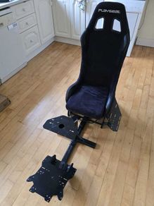 Playseat Evolution, Seat Slide & Gearshift Holder. Sim Racing Rig