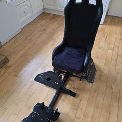 Playseat Evolution, Seat Slide & Gearshift Holder. Sim Racing Rig