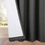 Charcoal Blackout Ready Made Eyelet Curtains Image 3