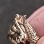 9 Carat Gold Diamond and Garnet Horse Head Ring (7 grams) Image 2