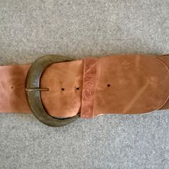 Vintage Twiggy Firenze wide leather belt