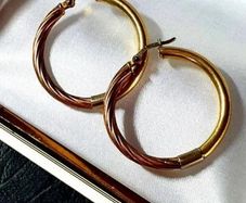 Vintage 14ct Gold Hoops