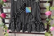skirt Bnwt misguided black polka dot skirt size 12