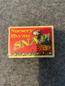 Vintage Nursery Rhyme Snap card game