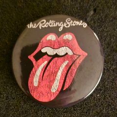 The rolling stones, pin back button badge.