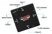3 way Port HDMI Switch Splitter Hub 1080p INPUT 1 OUTPUT for PS3 Xbox 360 Sky HD
