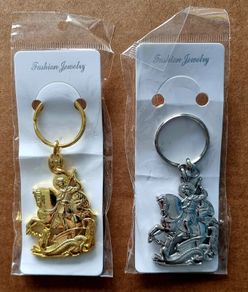 Catholic / Christian Religion Charms Keychain, new, unopened.
