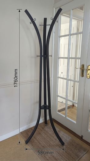 Modern Dark Metal Coat Stand, Dublin 18
