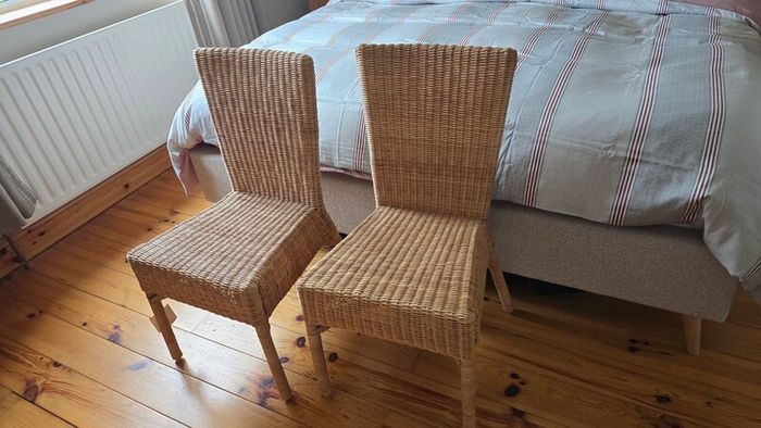 2 Rattan Wicker Chairs from Ikea. Need to go ASAP