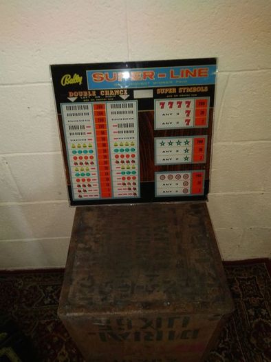 Vintage Slot Machine Glass