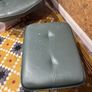 Genuine Vintage Mid-Century Leather Recliner & Footstool Image 8