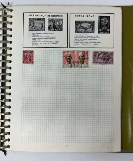 Collection: Used world collection In New World Stamp Album