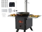 Portable Wood Burning Stove for Camping Tent Heating and Outdoor Cooking