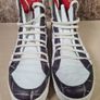 womens DIESEL BLACK GOLD LEATHER trainers runners white black Size UK 4 EU 36 boys girls unisex Image 3