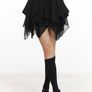 Black Top and Skirt set. Size M Image 6