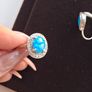 silver ring and earings Image 4