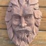 Handmade Greenman Outdoor garden wall display item Image 2