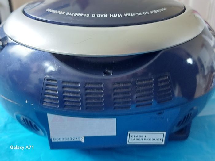 BUSH Portable CD Player with Radio Cassette Recorder, Radio and Tapes working fine, CD Player not playing