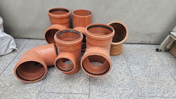 Sewage pipes 6 inch