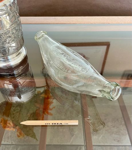 Vintage 1940s Babys Own The Hygienic Feeder Glass Baby Bottle