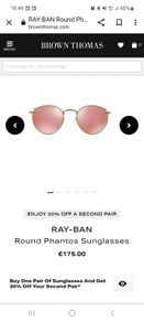 Rayban Round Phanto sunglasses