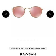 Rayban Round Phanto sunglasses