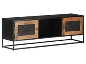 TV Cabinet 120x30x40 cm Rough Mango Wood