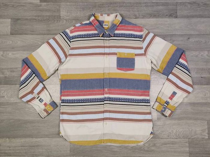 Edwin Japan Tribal Patchwork Shirt Mens M/L